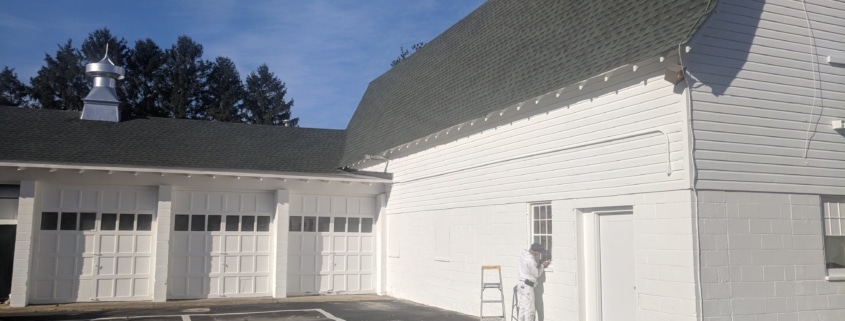 photo of exterior painting project